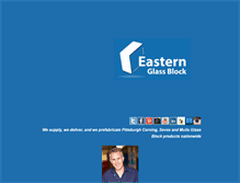 Tablet Screenshot of easternglassblock.com